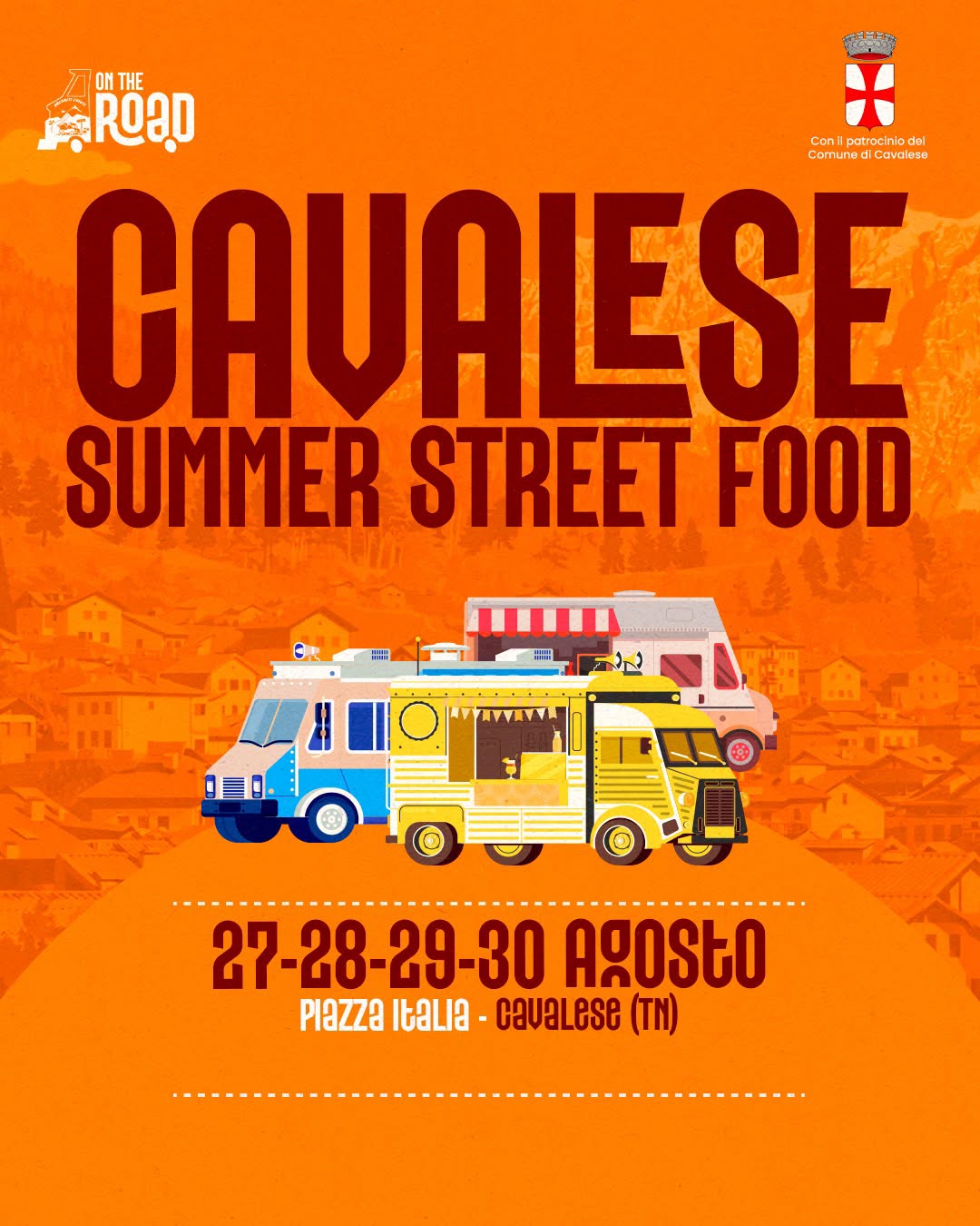 Affiche de ON THE ROAD CAVALESE SUMMER STREET FOOD