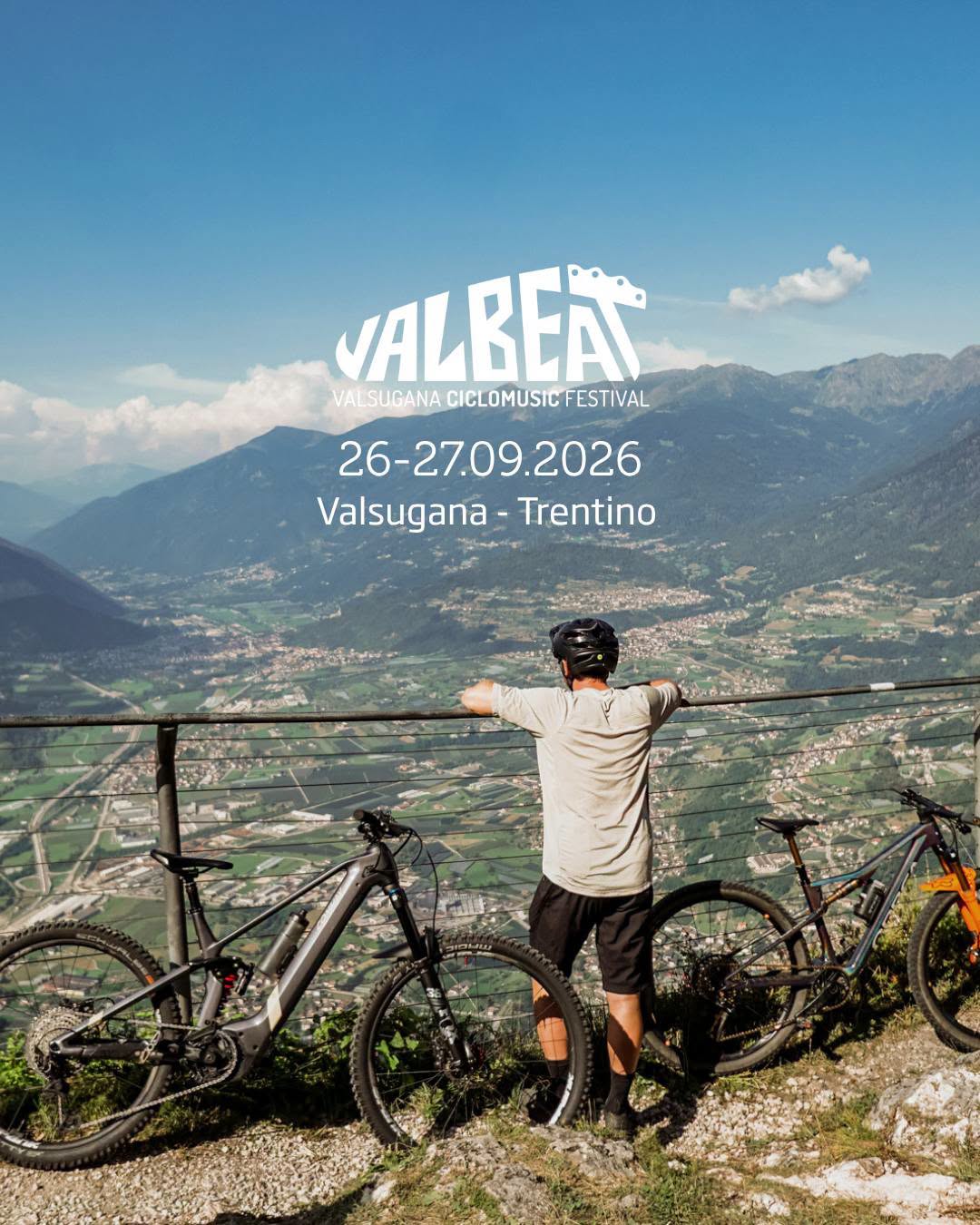 Locandina di VALBEAT VALSUGANA CICLOMUSIC FESTIVAL