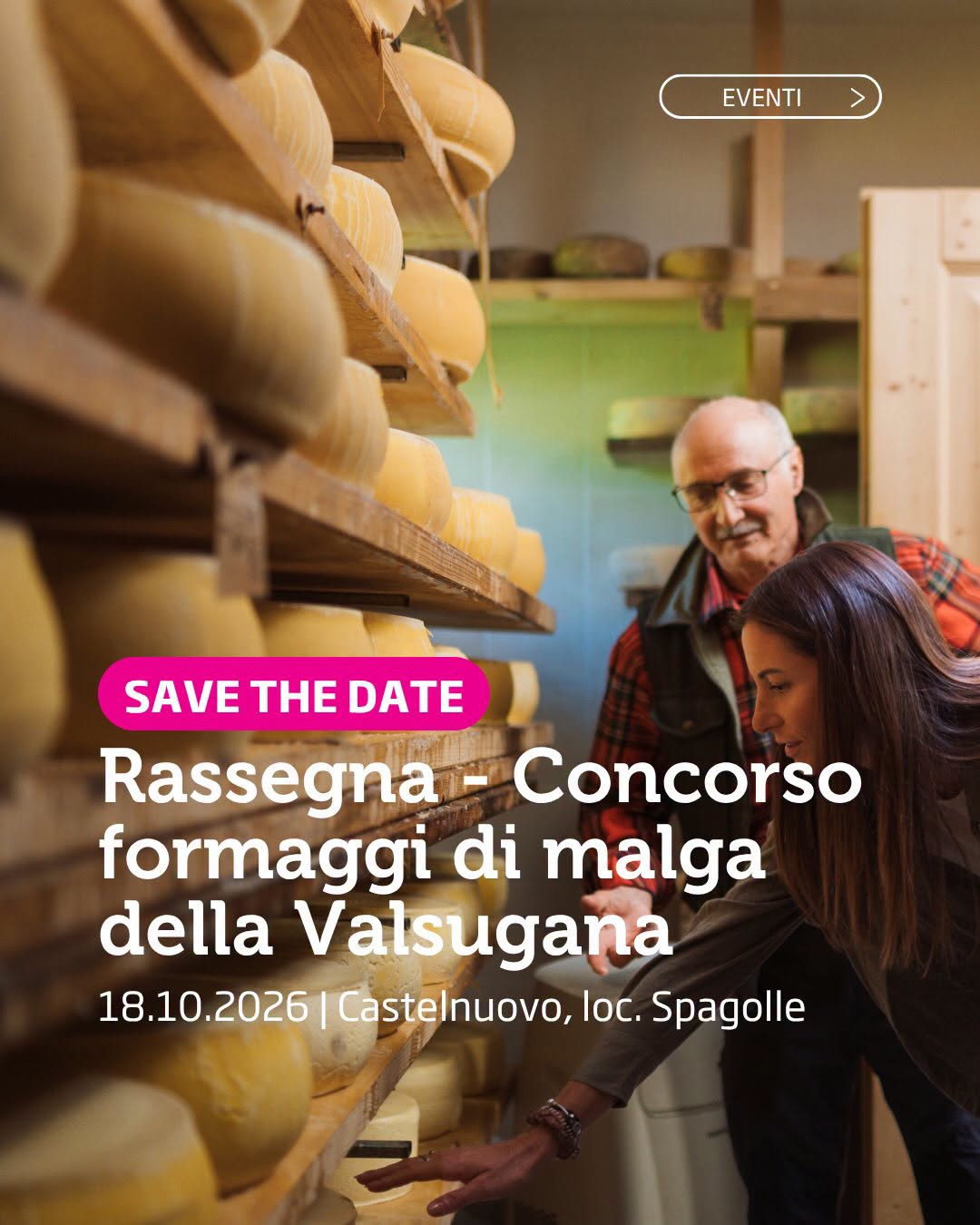 Locandina di Rassegna - Concorso formaggi di malga della Valsugana