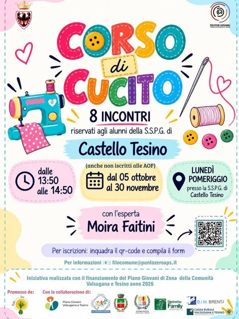 Locandina di CORSO di CUCITO
