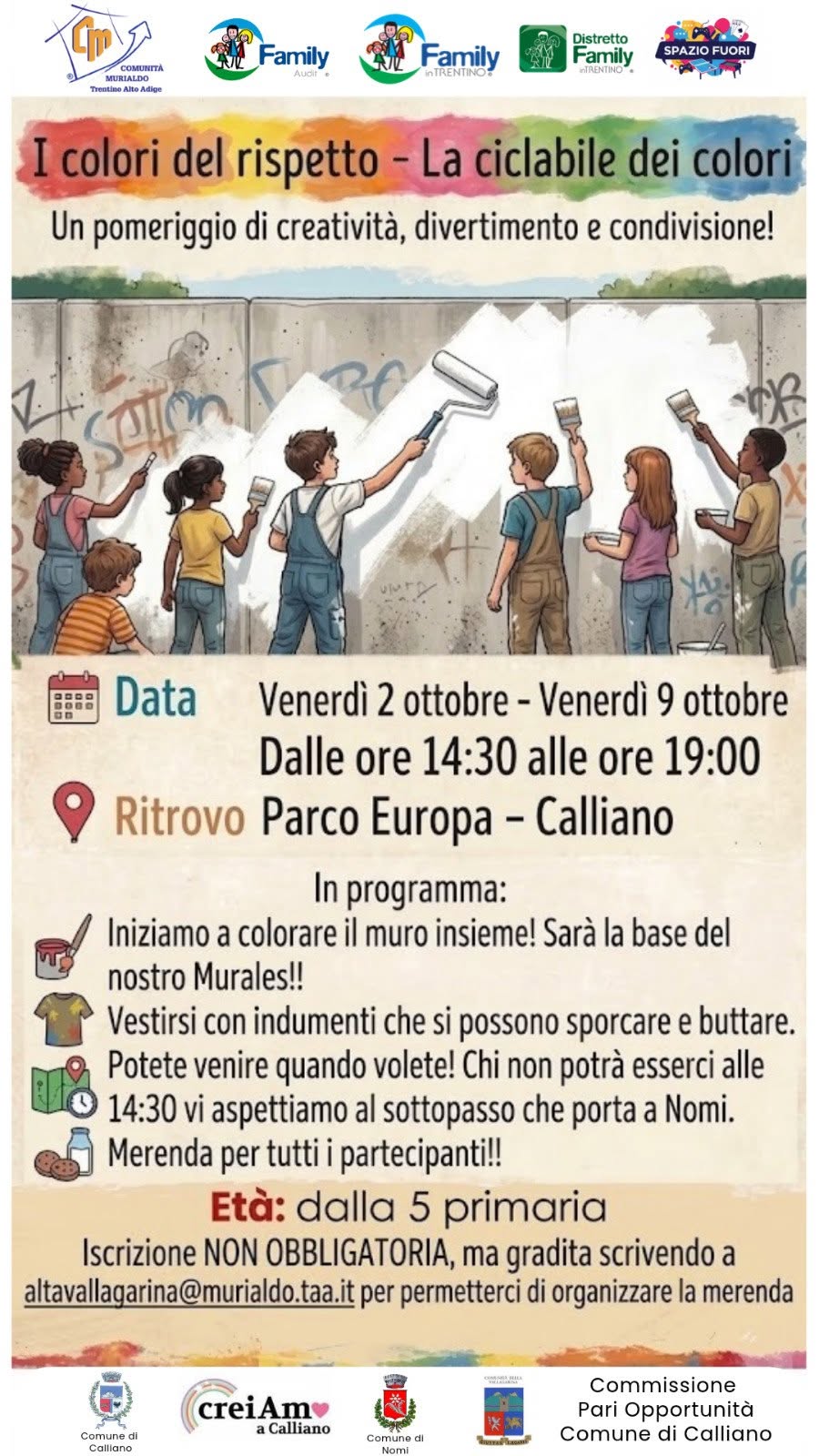 Locandina di I colori del rispetto – La ciclabile dei colori